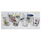LOT OF 11- ASST. SHOT GLASSES