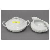 BURGESS & LEIGH ENGLISH IRONSTONE SUGAR & CREAMER