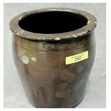 F.H. COWDEN, PA, 6' STONEWARE CROCK