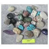 LOT OF ASST. POLISHED ROCKS & MINERALS