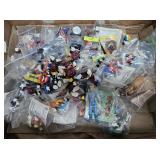 LOT OF CALIFORNIA RAISINS & OTHER FAST FOOD TOYS