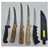 6- ASST. FILET KNIVES