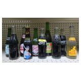 LOT OF 10- ASST. VINTAGE DRINK BOTTLES, FULL