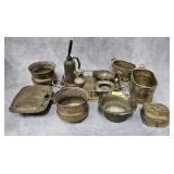 LARGE LOT OF ASST. SOLID BRASS Dï¿½COR