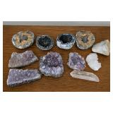 11- ASST. SMALLER (~2-3') GEODE CRYSTALS