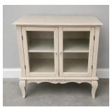 COASTAL DISTRESSED QUEEN ANNE 2-DOOR CABINET