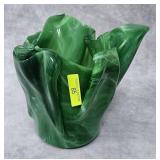6' ARTIST SIGNED BLOWN GLASS VASE