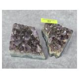 TWO- 4' AMETHYST GEO CRYSTALS