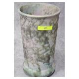 9' VINTAGE HARRIS POTTERIES PASTEL SPONGE VASE