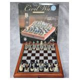 EXCALIBUR DELUXE CIVIL WAR CHESS SET