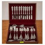 ~53 PCS. GODINGER 'BAROQUE' SILVER PLATE FLATWARE