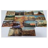 12- VINTAGE GIANT SIZE POSTCARDS