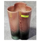 9.5' HULL POTTERY TREFOIL CLOVER VASE