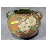ROSEVILLE POTTERY 7' WHITE ROSE JARDINIERE