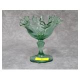6' FENTON GLASS COMPOTE