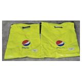 PAIR OF PEPSI SZ-2XL SAFETY YELLOW SHIRTS