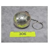 STERLING SILVER TEA STEEPER, 14.4 GRAMS