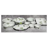 LOT OF 10- PARSLEY OVEN TO TABLE COOKWARE
