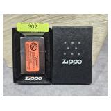 ZIPPO BRUSHED CHROME CIGARETTE LIGHTER