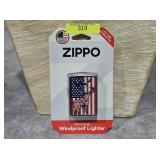 ZIPPO FLAG & DEER CIGARETTE LIGHTER