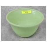 6' MCKEE GLASS VASELINE JADEITE BOWL