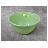 7' MCKEE VASELINE JADEITE GLASS BOWL