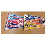 5- MLB 31' BASEBALL PENNANTS