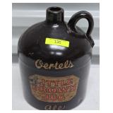 OERTELS ALE LITTLE BROWN JUG