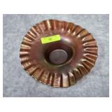 7' FENTON GLASS CARNIVAL BLACKBERRY BOWL