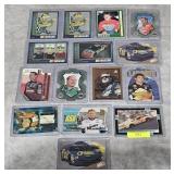 15- ASST. VINTAGE NASCAR TRADING CARDS