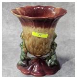 8' HULL POTTERY WOODLAND SUSPENDED VASE