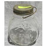 VINTAGE 6' JUMBO PEANUT BUTTER JAR