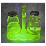 3- PC. MOSSER VASELINE GLASS SHAKER SET