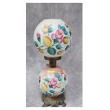 24' VINTAGE GWTW PAINTED LAMP