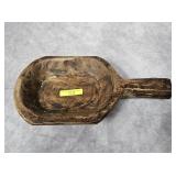 11' CARVED WOOD GERMAN LADLE