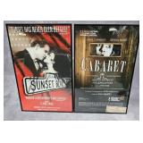 3- 'SUNSET BLVD. & CABARET' BROADWAY POSTERS