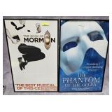 BOOK OF MORMON & PHANTOM OF THE OPERA POSTER LOT