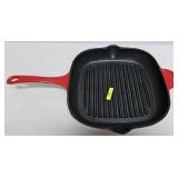 12' CROFTON CAST IRON & PORCELAIN SKILLET