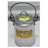 VINTAGE WALKER-WARE ALUMINUM PAIL