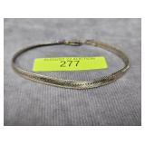 7' STERLING SILVER HERRINGBONE BRACELET