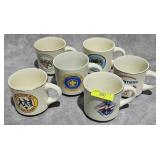 LOT OF 6- ASST. BOY SCOUT COFFEE MUGS