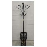 68' HEAVY STEEL COAT RACK