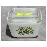 VINTAGE 4' PYREX SPRING BLOSSOM REFRIGERATOR DISH