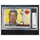 1955 TOPPS DUKE SNIDER #210 BVG 4 VG/EX BROOKLYN D