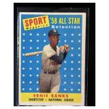 1958 TOPPS ERNIE BANKS SPORT MAGAZINE ALL STAR #48
