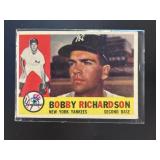 1960 TOPPS BOBBY RICHARDSON #405B VAR NEW YORK YAN