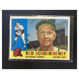 1960 TOPPS RED SCHOENDIENST #335