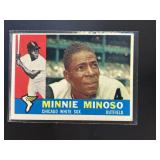 1960 TOPPS MINNIE MINOSO #365 UER CHICAGO WHITE SO
