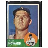 1963 TOPPS FRANK HOWARD #123 LOS ANGELES DODGERS