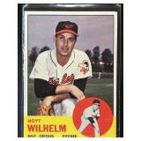 1963 TOPPS HOYT WILHELM #108 BALTIMORE ORIOLES